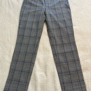 Banana Republic Sloan Gray Plaid Pants